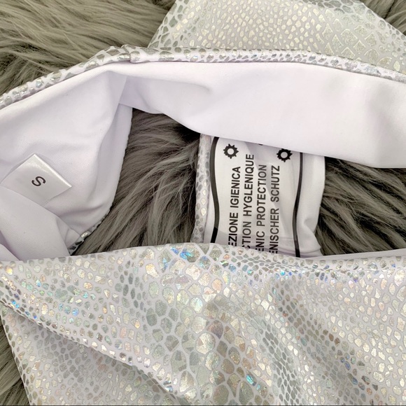 Holographic Snake Skin Bikini NWT - Picture 5 of 6